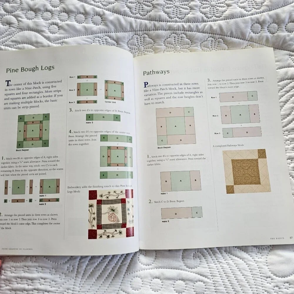 Four Seasons In Flannel Quilting Book By Jean Wells & Lawry Thorn - 23 Projects